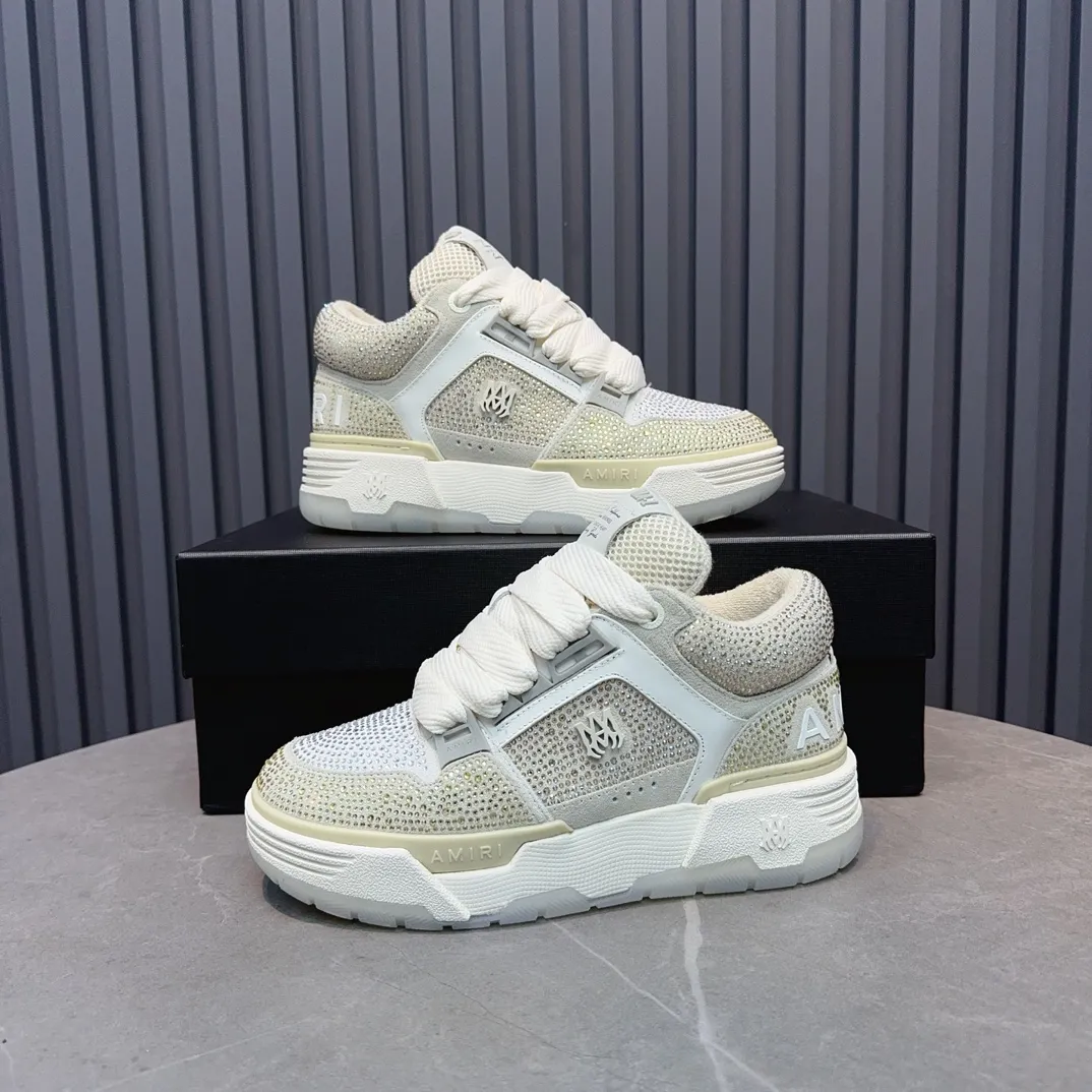 Men's shoes 💰760💰 AMIRI AMIRI fashion brand hot sale 🔥 Available all year round, couples 💑 Official website synchronization Imported fabrics 1⃣️ vs 1⃣️ replica, original factory special original sole, 35-45 (45. non-refundable)